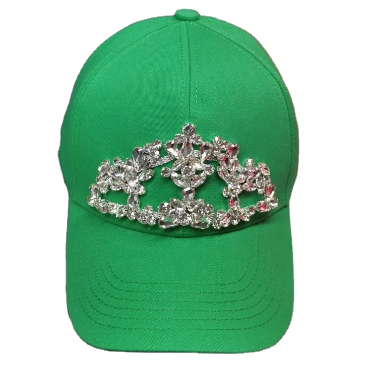 Bling Hat for Women and Girls - Fun Rhinestone Crown Cap display picture 1
