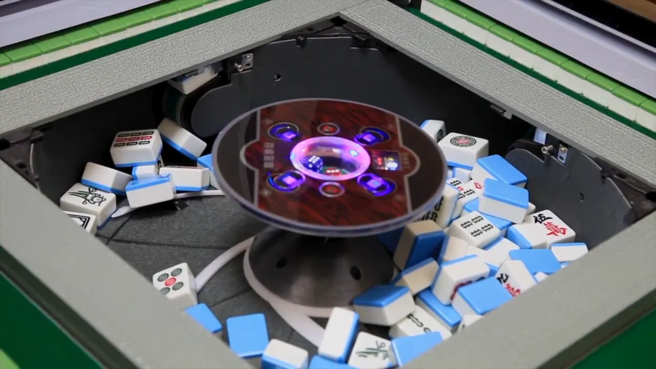 High Grade Electronic Mahjong Table Automatic Mahjong Foldable Table