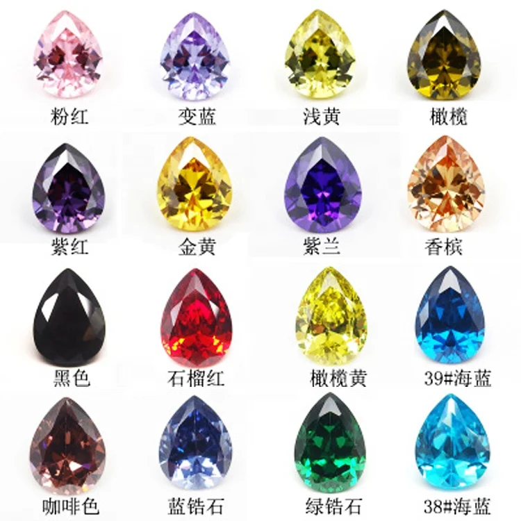 Factory Direct Wholesale Various Sizes and Shapes Synthetic and Natural Loose Gemstones for Jewelry Making