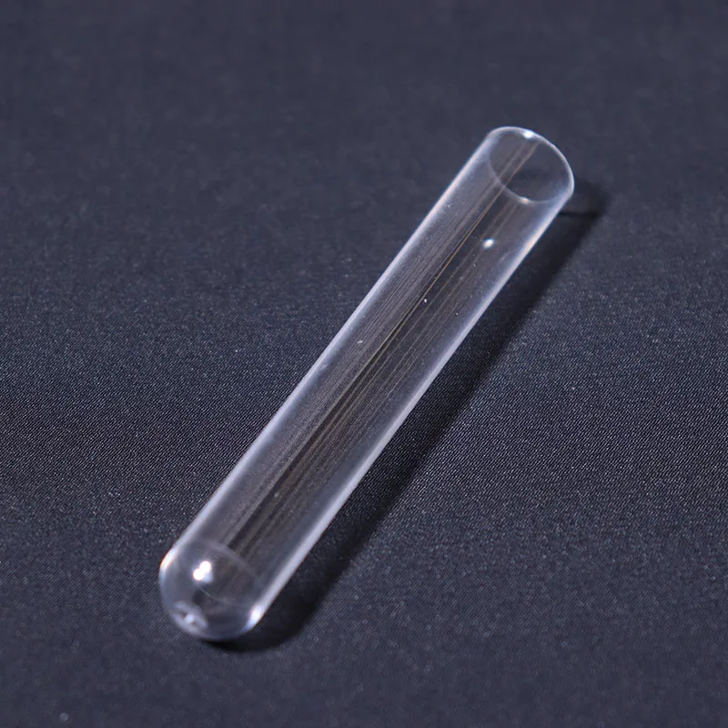 Custom Logo Laboratory Supplies Small Transparent Lid Cork Color Stand Plastic Test Tubes