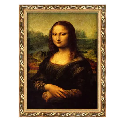 Bức Tranh Nghệ Thuật Treo Tường Nhà Hàng Khách Sạn Phong Cách Châu Âu Tranh  Sơn Dầu Mona Lisa Smile Thiết Kế Vải Hiện Đại Vật Tư Vẽ Tranh - Buy Vẽ