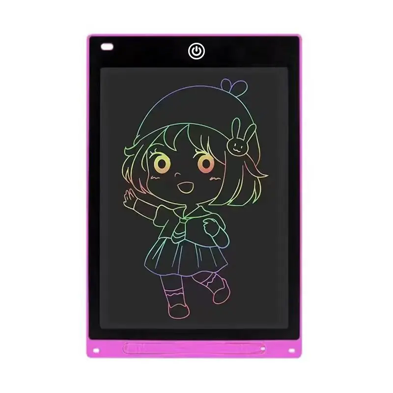One-Button Clear LCD Drawing Board Small Blackboard Handwriting Electronic Educational Toy Children Colorful Plastic Screen