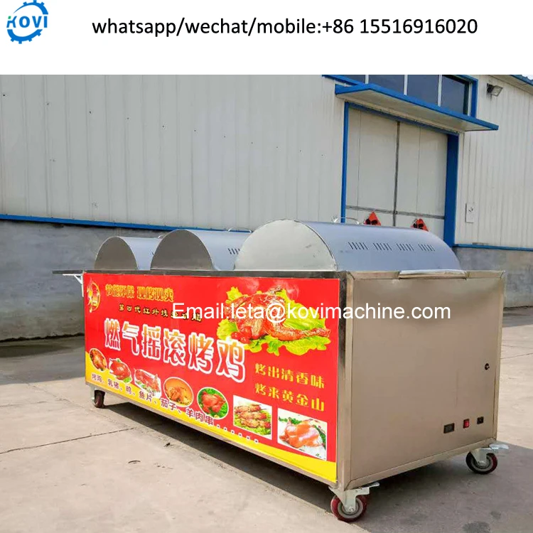 Gas Chicken Roasting Machine Charcoal Bbq Grills Chicken wings Grill Machine