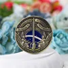 Monedas de desafío personalizadas con baño de latón