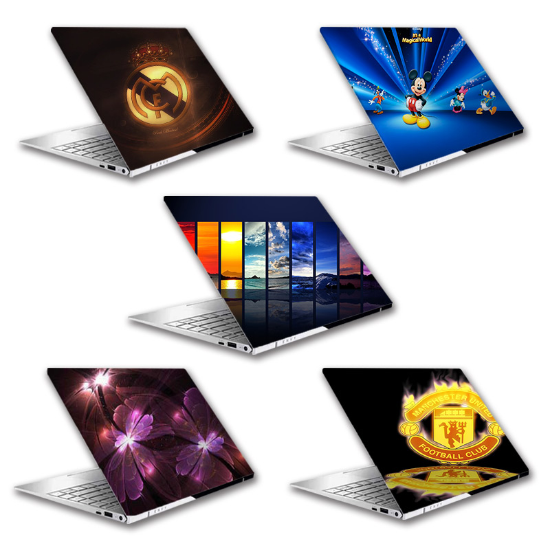 Полностью наклейка для ноутбука кожаный чехол