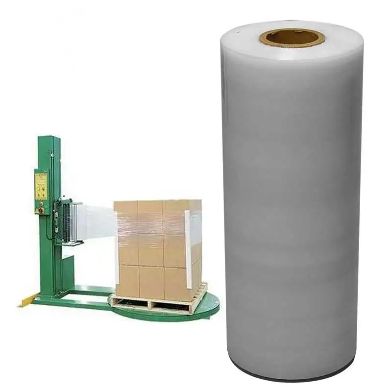 Custom Lldpe Pallet Wrapping Film Plastic Wrap Machine Use Stretch Film