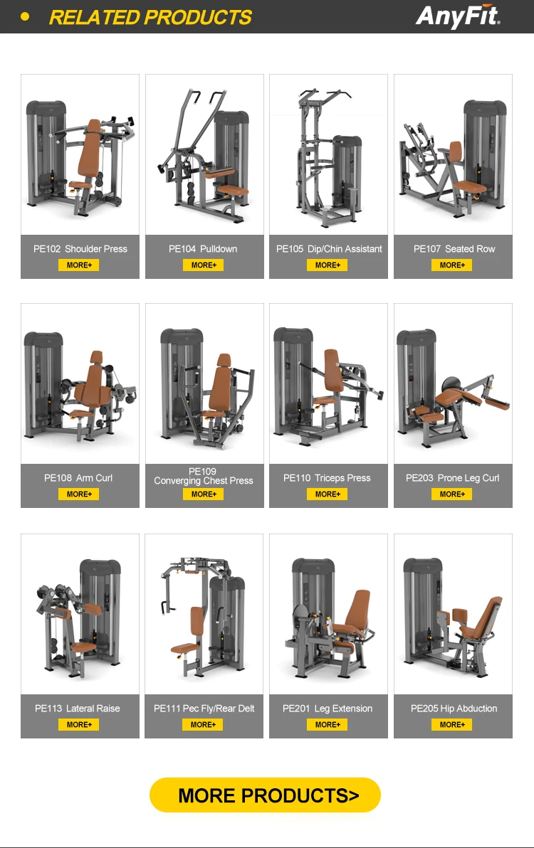 anyfit fitness equipment plate loaded bodybuilding