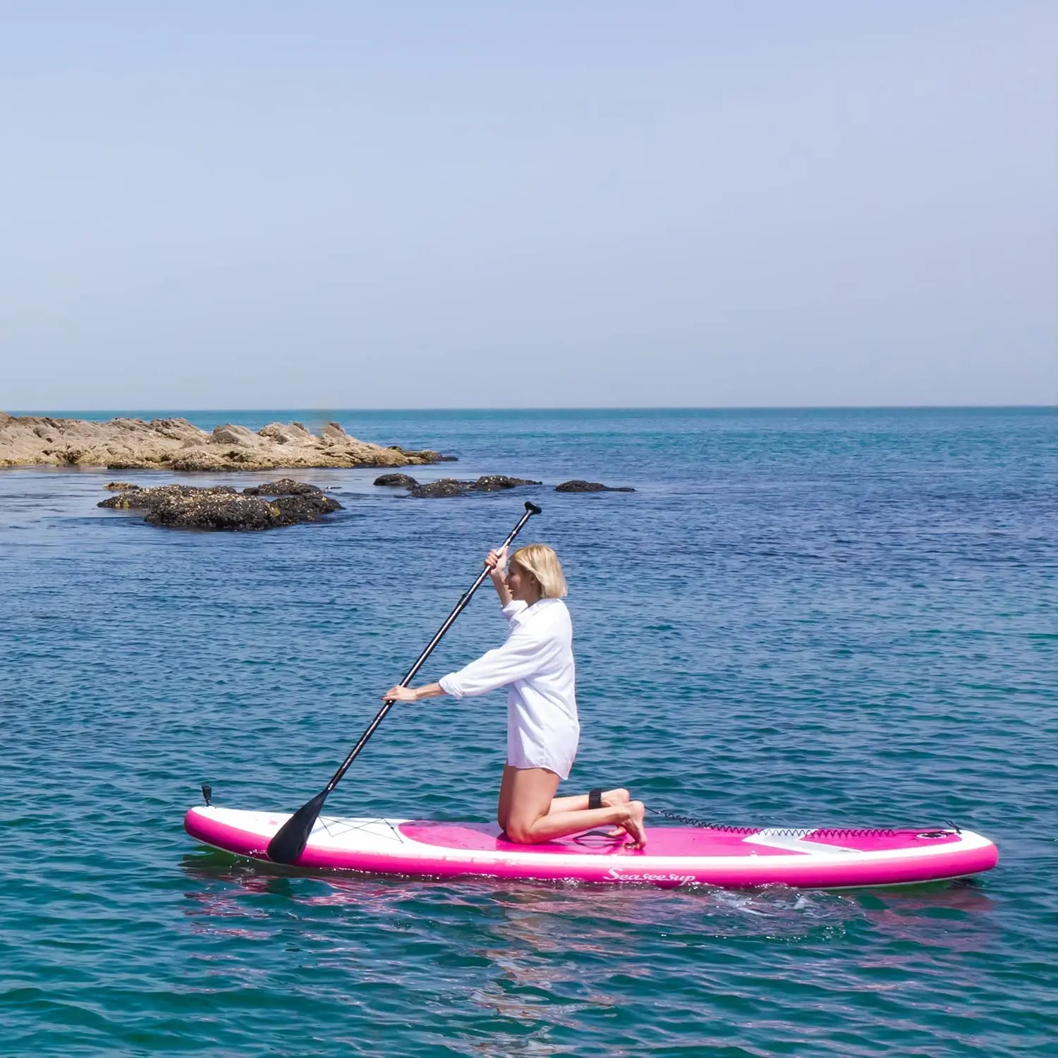 Supピンクパドルボード最高のサプライヤーインフレータブルsupスタンド