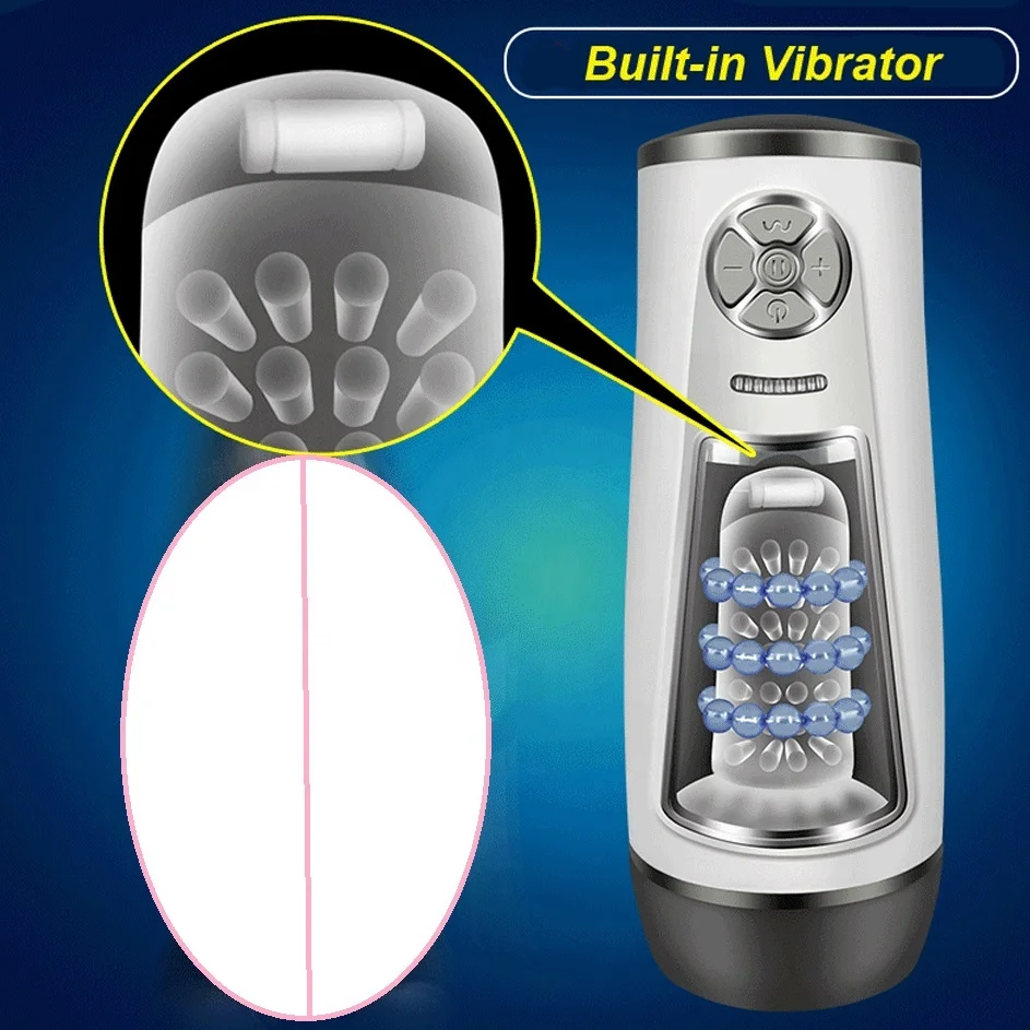 Powerful Automatic High Speed Male Masturbator Vibrator Suck Machine Penis Massage Adult Sex Toys for Men
