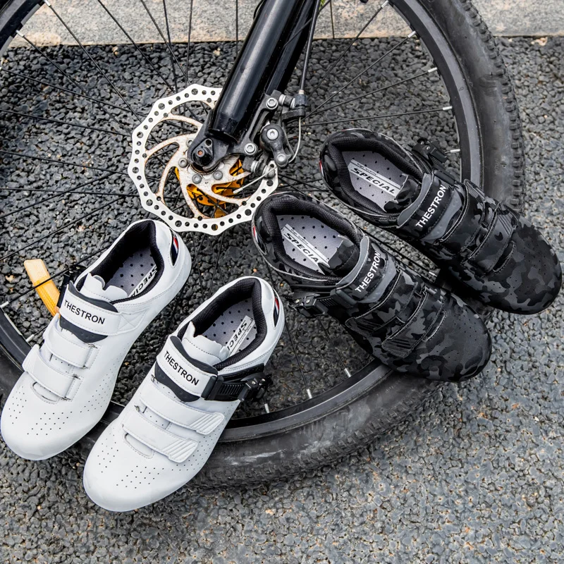 New Lightweight High-Strength Breathable Cycling Shoes MTB Road Bike Bicycle Shoes