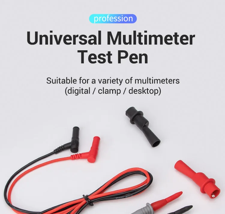 PT1033/PT1034 Replaceable Needles Universal Test Leads for Digital Cable Feeler Wire Probe Multimeter Probes