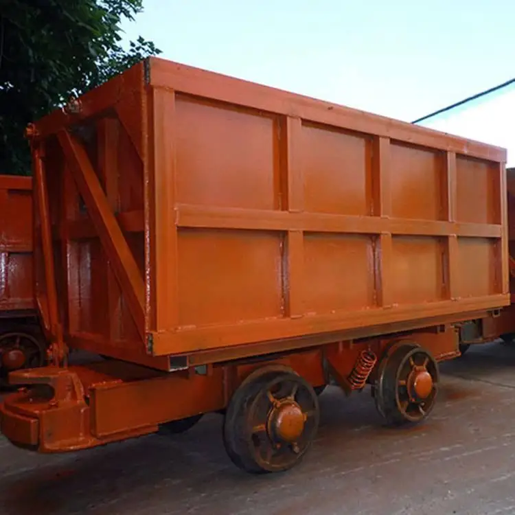 Supply Mining One-sided Curved Rail Dump Tramcar Bottom - Buy Easy To ...
