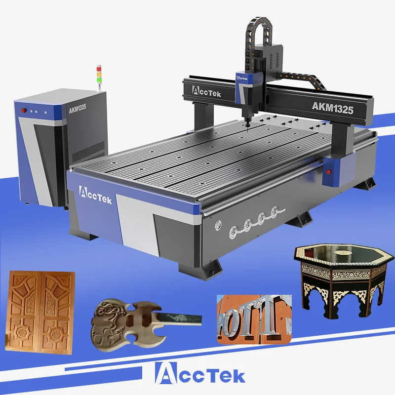 Acctek 3d Engraving Cnc Machine AKM1325 Aluminium Carving Cnc Router