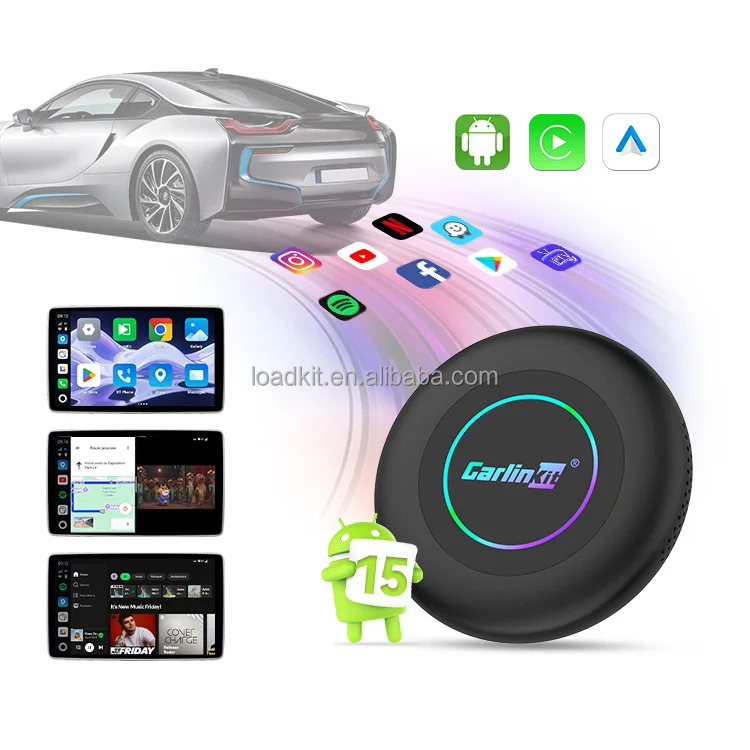 Carlinkit AI Box Android 15 Carplay Box Wireless Carplay Smart