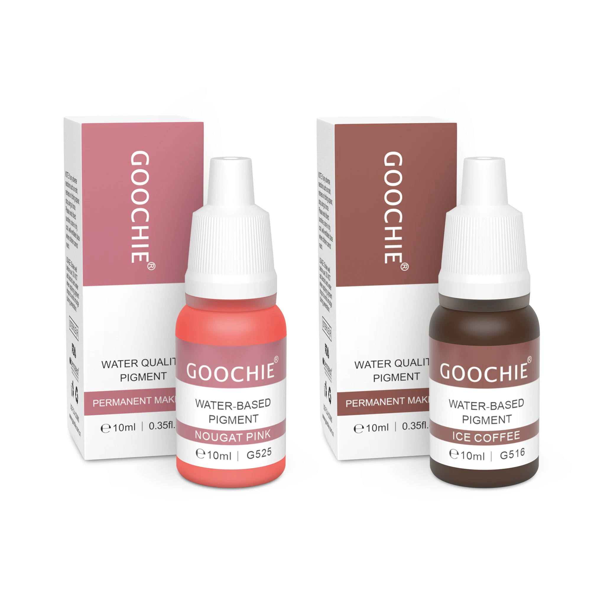 Goochie PMU Machine Pigment Tattoo Ink Eyebrow Lip Permanent Makeup Pigments