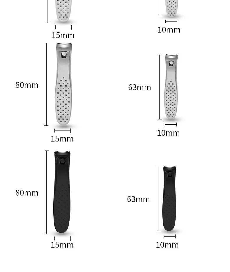 product factory hot sale stainless steel folded nail clipper beauty tool toe nail cutter-9