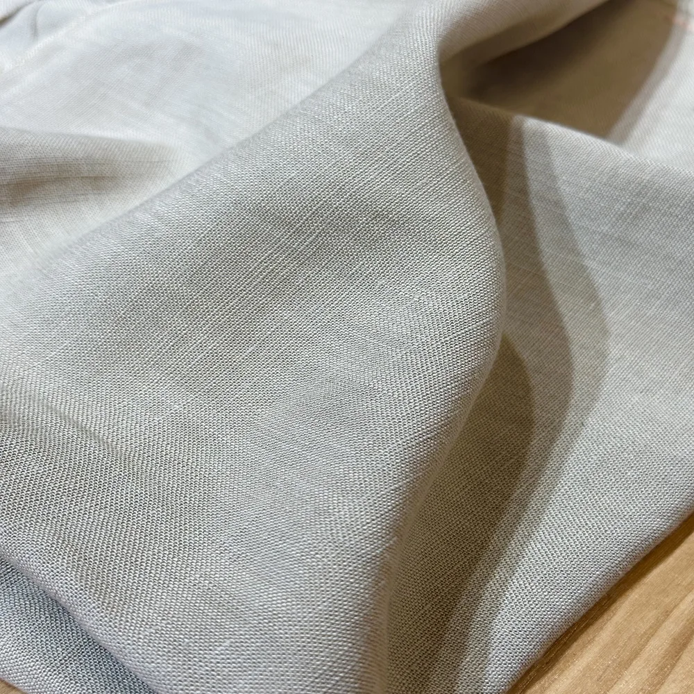 3241 # Образец заказа тканая полотняная окрашенная ткань лиоцелл 221gsm Высококачественная льняная для одежды