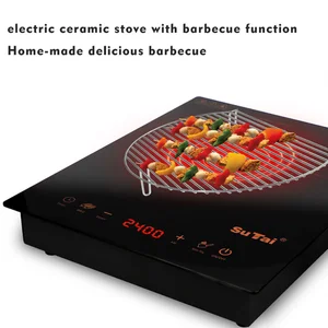 Touch Screen Commercial Induction Cooker Electric Glass Heating Plate Customized Power 1200w Cooking Tool for Household