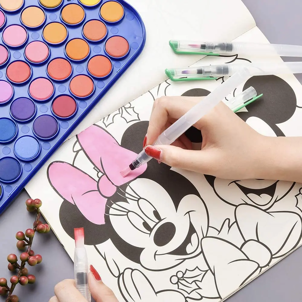 Кисти для рисования в воде набор кистей из нейлона класса премиум 6 водорастворимый цветной карандаш