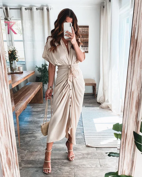 Fashion Shinny Elegant Casual