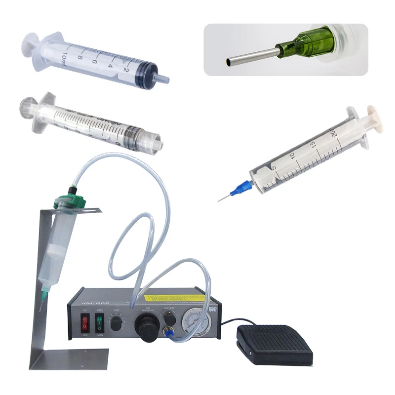 1/2 Inch Threaded Plastic and Stainless Steel Needle Dispensing Blunt Tips Dispensing Glue Needle Industrial Disposable Needle
