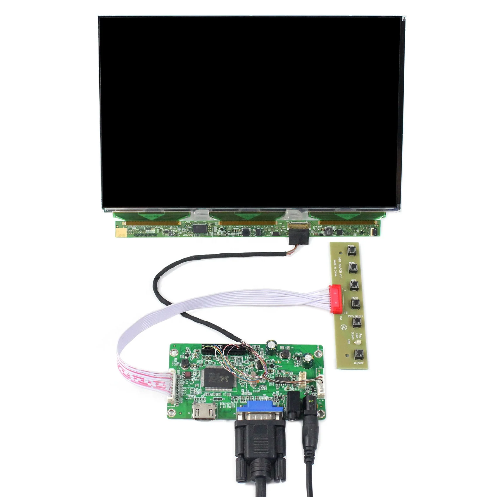 
 HD MI VGA lcd-плата контроллера VS-RTD2556HV-V2 10,1 дюймов B101UAN01.C 1920X1200 ЖК-экран удалены подсветка без подсветки  