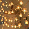 Warm White Star & Crystal Ball