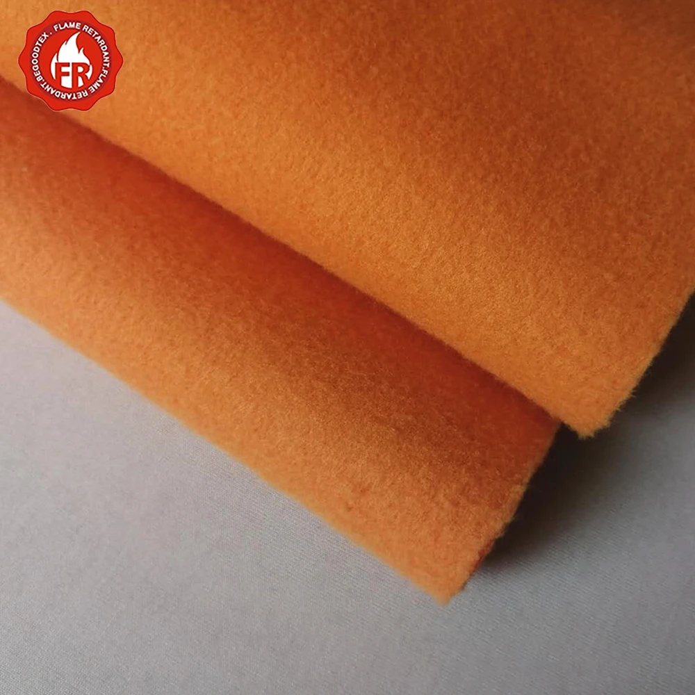 Inherently Flame Retardant 100% Polyester Polar Fleece Blanket Fabric -  China Flame Retardant and Polyester price