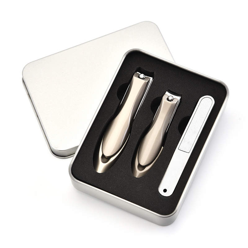 Супер роскошный набор мужской Машинки для стрижки ногтей из нержавеющей стали