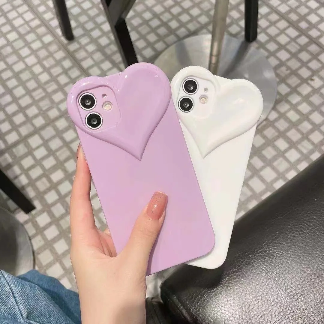 Funda para teléfono Kingdom con diseño de corazones a prueba de golpes,  accesorios compatibles con iPhone 14 13 Pro Max 12 11 X Xs Xr 8 7 6 6s Mini