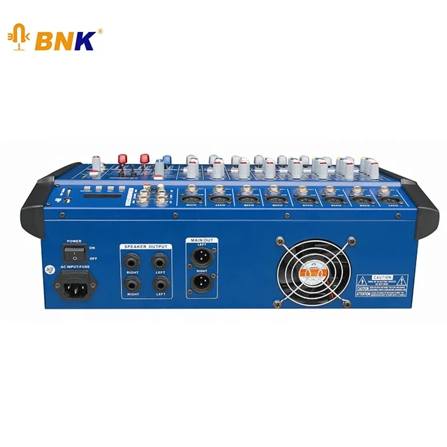 New Professional Audio Mixer PMX802D - 8 Channels, 16 Effects