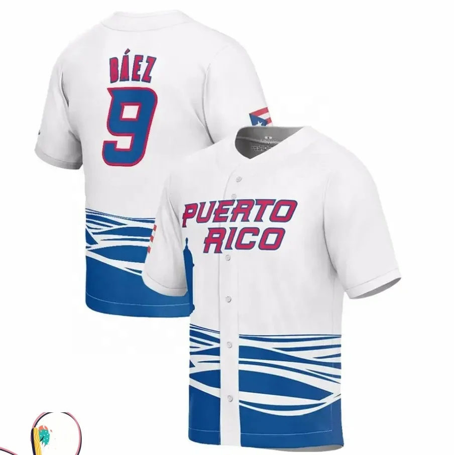 Source 2023 customized WBC baseball shirts high quality Francisco Lindor  Puerto Rico National Baseball World Classic Jersey on m.