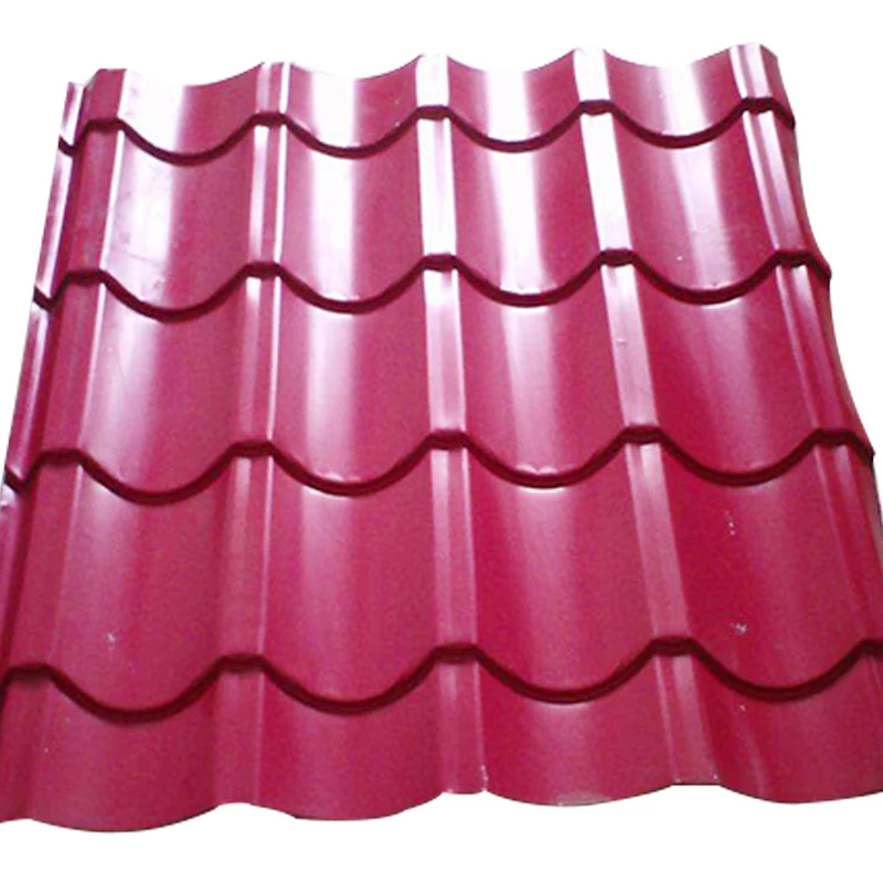 High temperature resistance  high strength  light weight prepainted corrugated steel ppgi roofing sheet