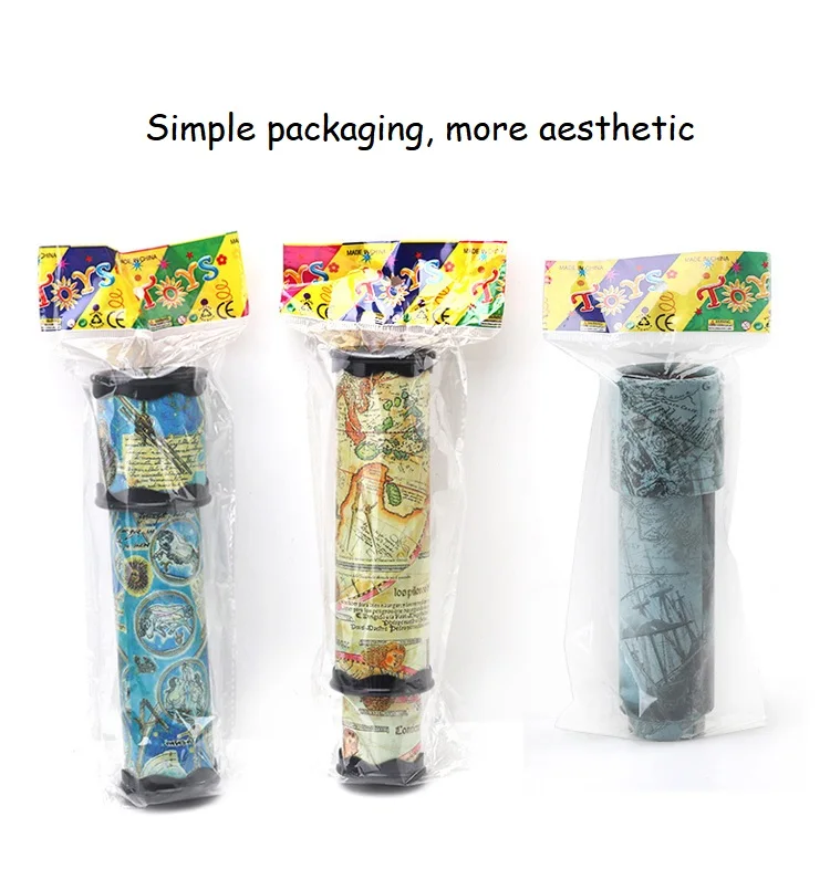 Забавная Волшебная Призма смешная детская вращательная бумага мультяшный калейдоскоп игрушка