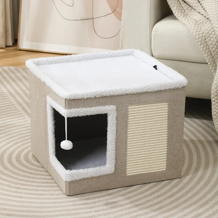Multi-Level Washable Cat Wigwam Lounge Pet Bed for Cats and Small Pets Cat House Cat Playhouse Pet Cat House supplier