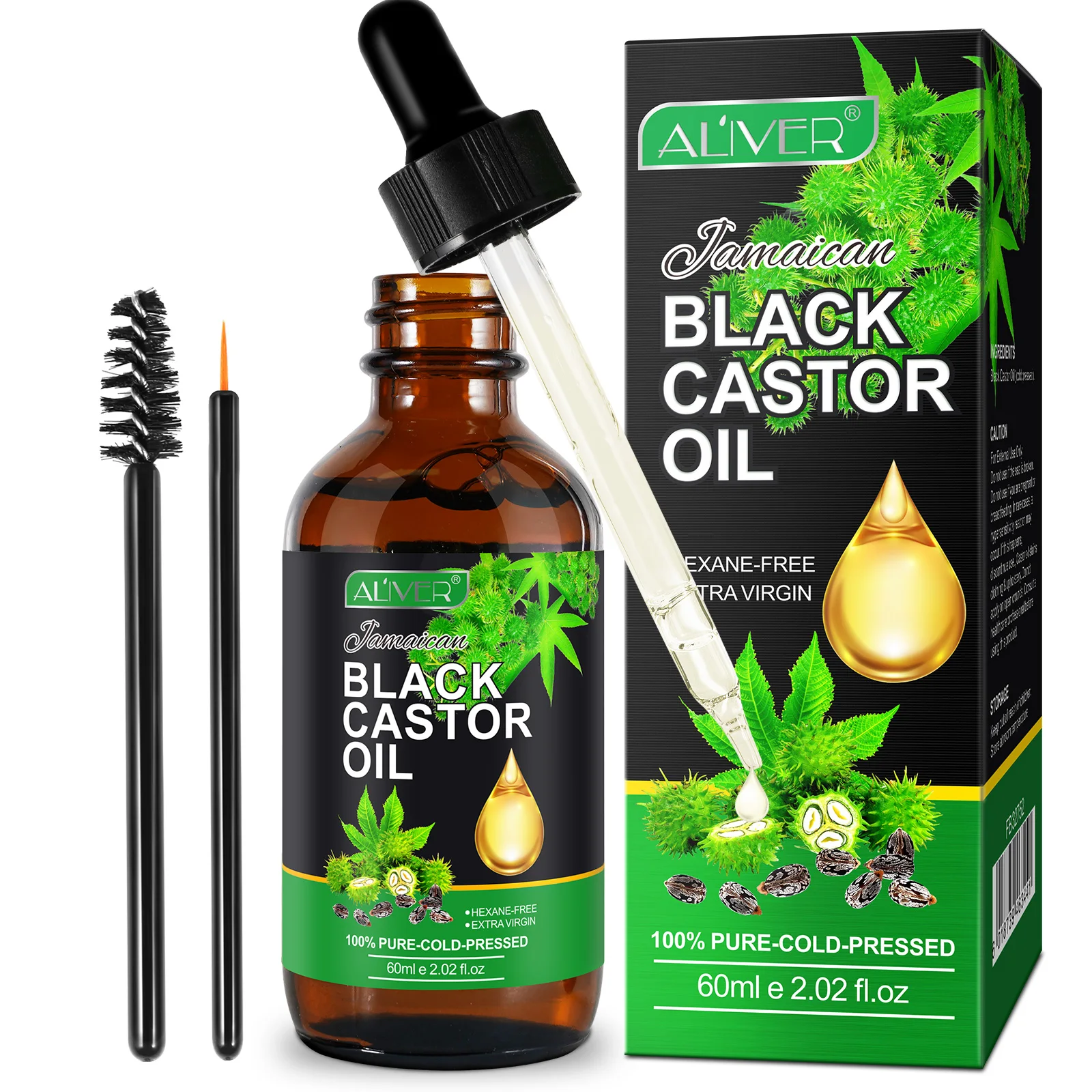 Aliver Women Full Body Massage Oil 60ml Immune Enhancing Pure Black ...