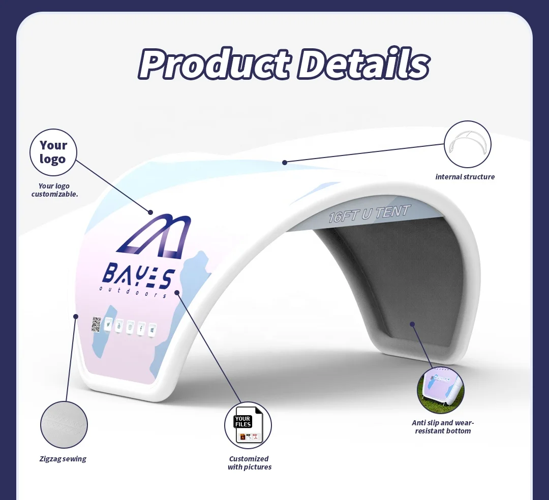 Customized Carpa Inflable Advertising Event Inflatable Gazebo Dome, Display Canopy Inflatable Tent