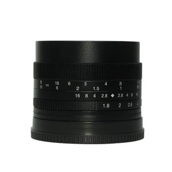 7artisans 50mm F1.8 Lens Large Aperture Manual Micro Fixed Focus Portrait Lens for Lente Canon Sony M4/3 Camera 7artisans product image
