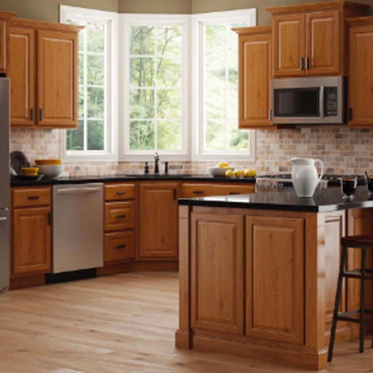 2021 New Design European style  U-Shaped Wooden Kitchen Furniture