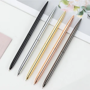 Custom Logo Design Full Color Business School Durable Writing Tip Thin Length Ball Ballpoint Pen