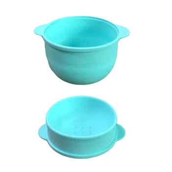 reusable non-stick melting soft depilatory silicone wax container wax  heating bowl for wholesale