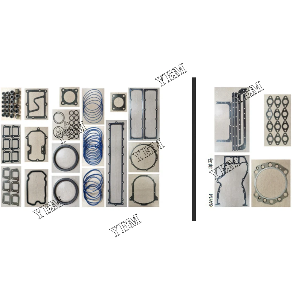 Overhaul Gasket Kit For Yanmar 6AYM Forklift Excavator Loaders