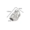 Acier A2741 4x6,3mm trou 2mm