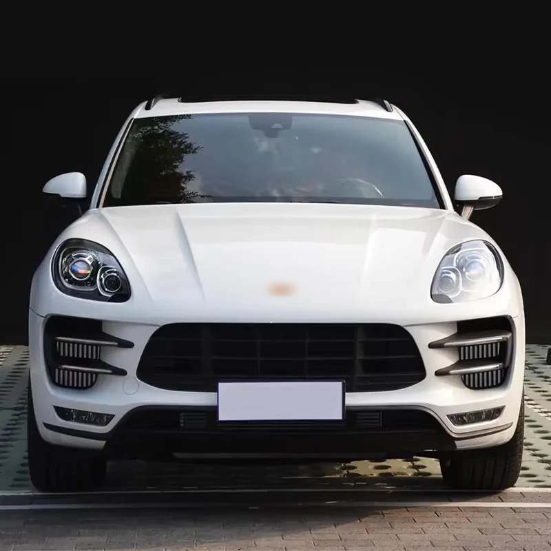 Front Bumper Bodykit Carton Box Car Grille New Condition Upgrade for Porsche Macan 2014-2017 Turbo-style