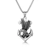 Old anchor + stainless steel chain