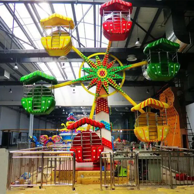 Interesting Children Playground Rides 5 Cabins Kids Mini Ferris Wheel for Sale