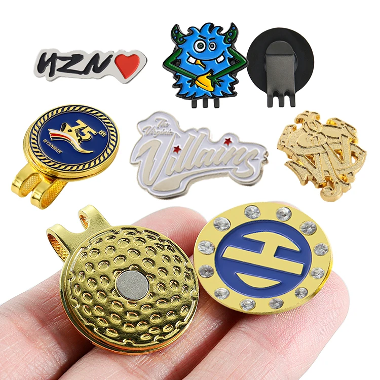 Suppliers Custom Logo Fitted Baseball Hat Pins Emblem Hard Soft Enamel