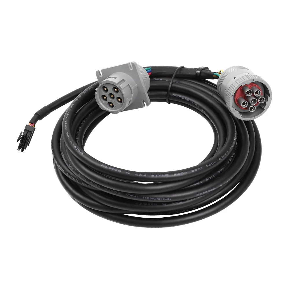 Kundenspezifischer J1708-6-poliger Steckerverbinder-Kabelbaum mit Molex-12-poligem Splitter-Y-Kabel für Diagnosegerät