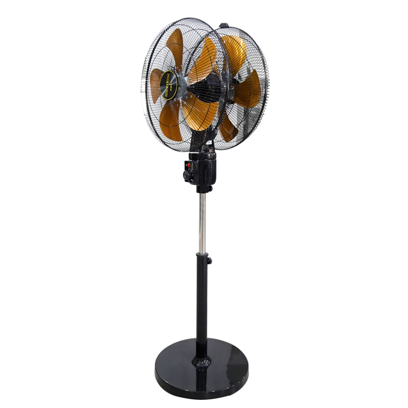 Double Head 360° Shaking Floor Standing Electric Fan 18
