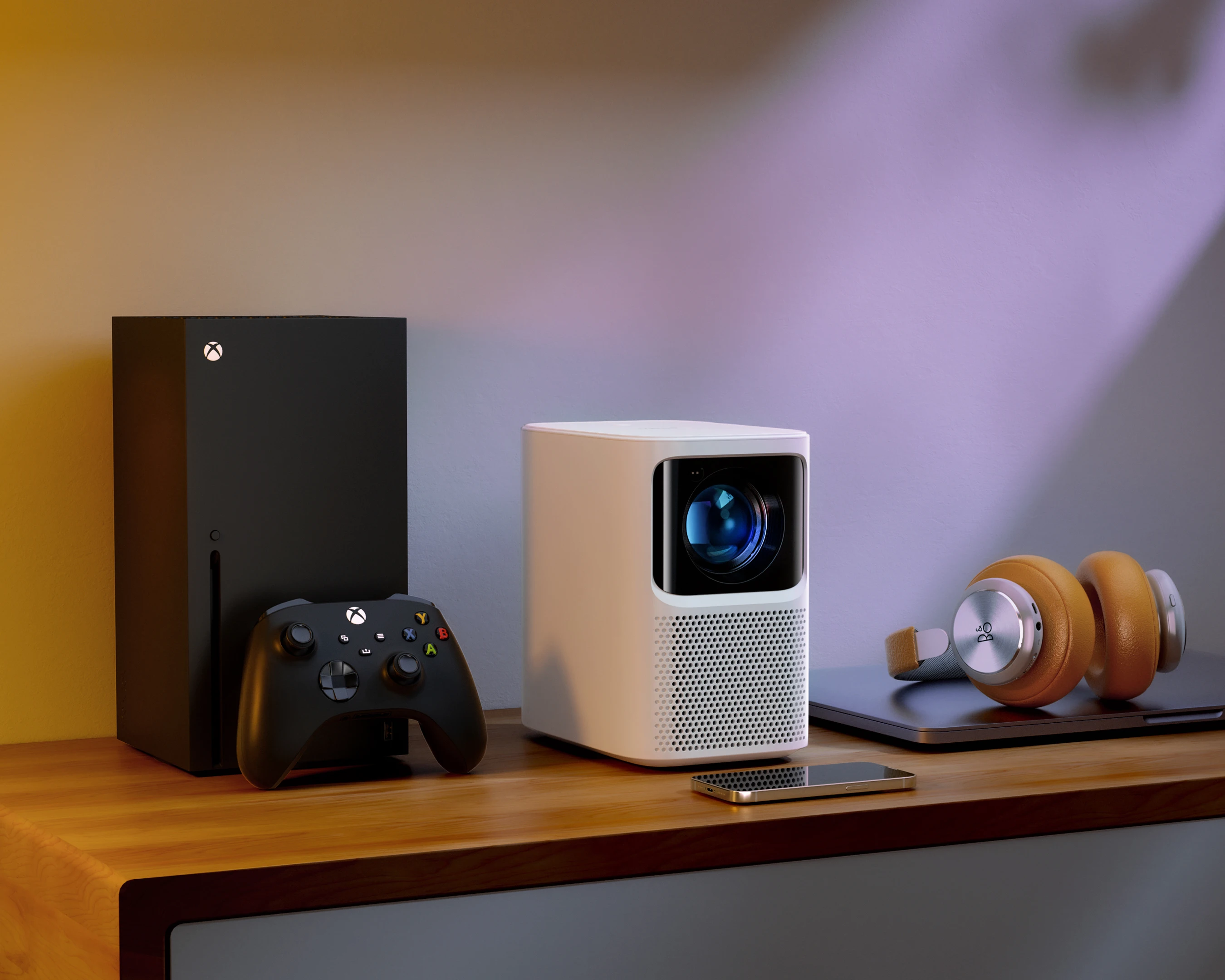 Emotn N1 Mini Projector - Portable 1080P Smart Projector